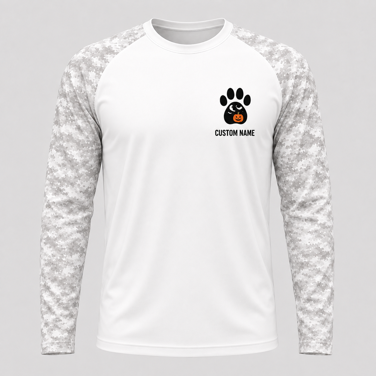 Custom Girl Hiking Dog Halloween Long Sleeve Shirt
