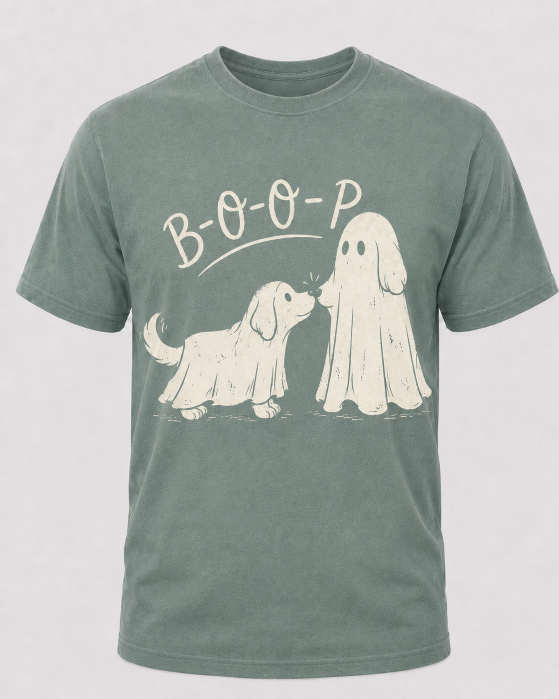 B-O-O-P Golden Retriever Halloween Comfort Colors T-Shirt, Cute Ghost Dog Tee, Spooky Dog Lover Halloween Shirt