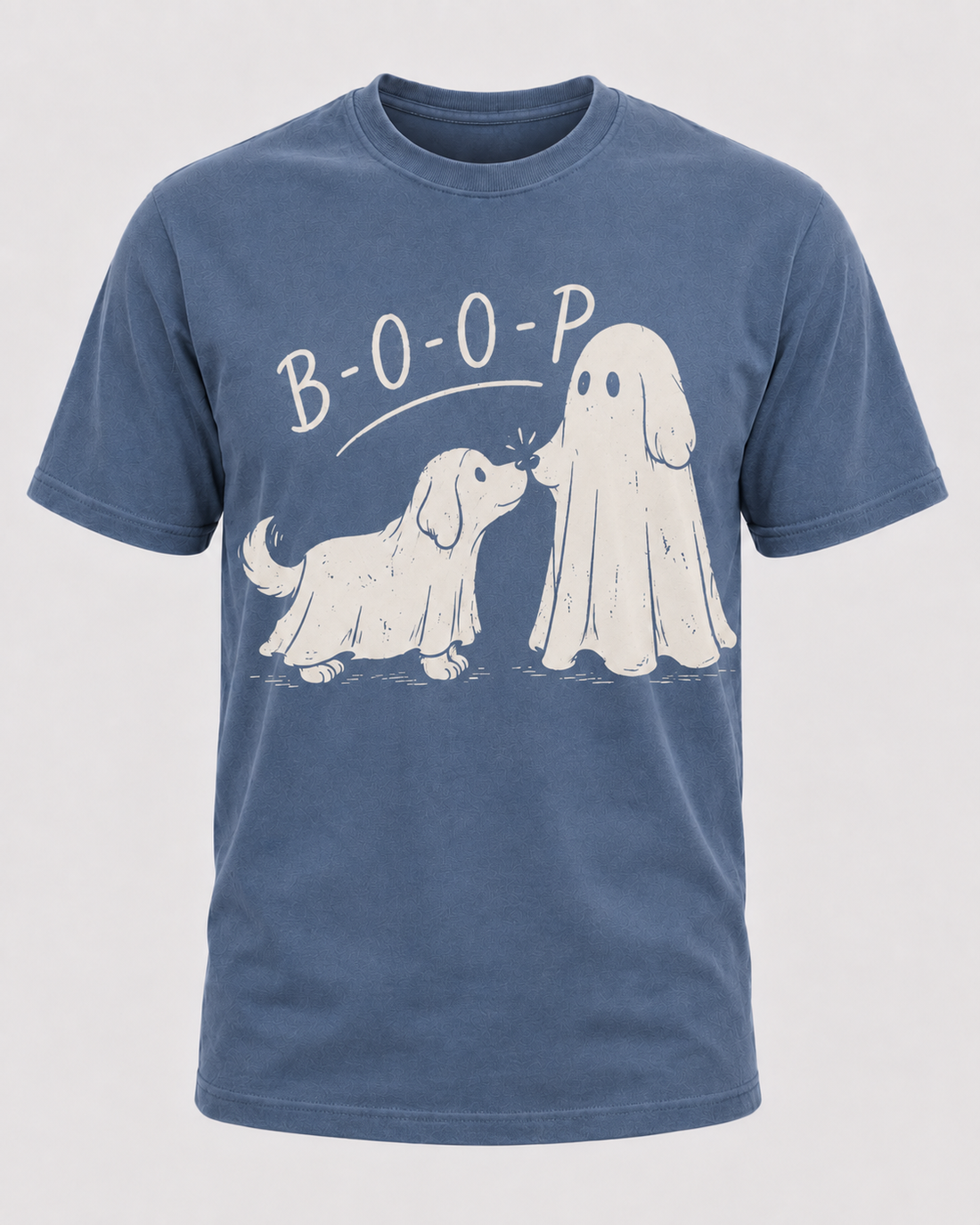 B-O-O-P Golden Retriever Halloween Comfort Colors T-Shirt, Cute Ghost Dog Tee, Spooky Dog Lover Halloween Shirt