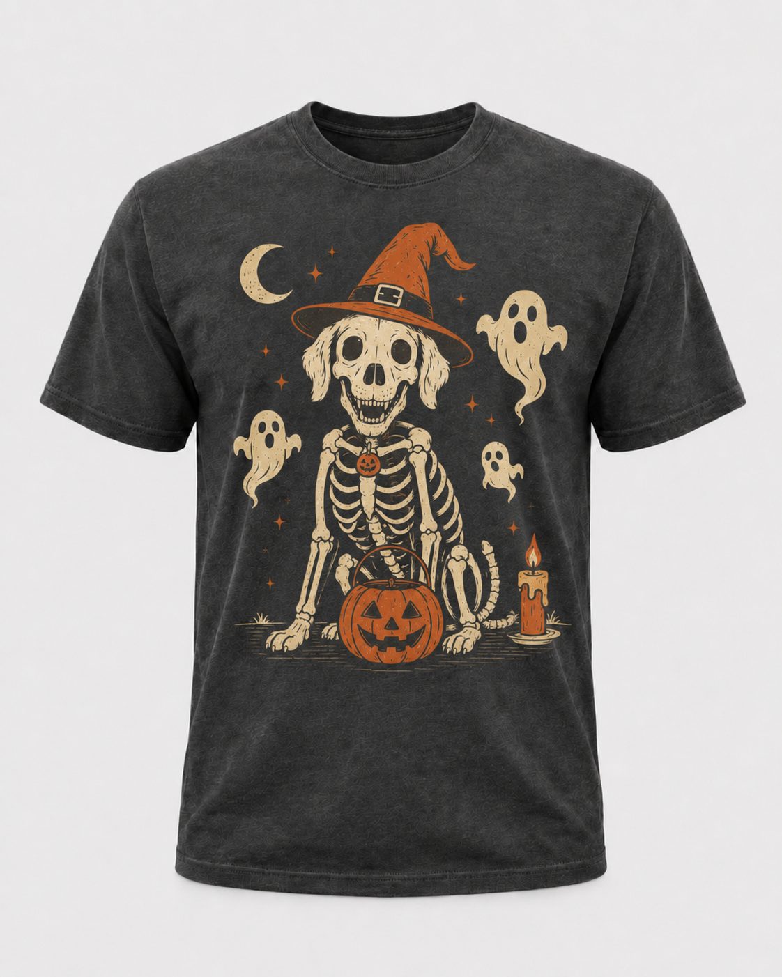 Golden Retriever Skeleton Halloween Shirt, Witch Dog Pumpkin Ghost Spooky Season Tee, Cute Halloween Dog Lover Gift