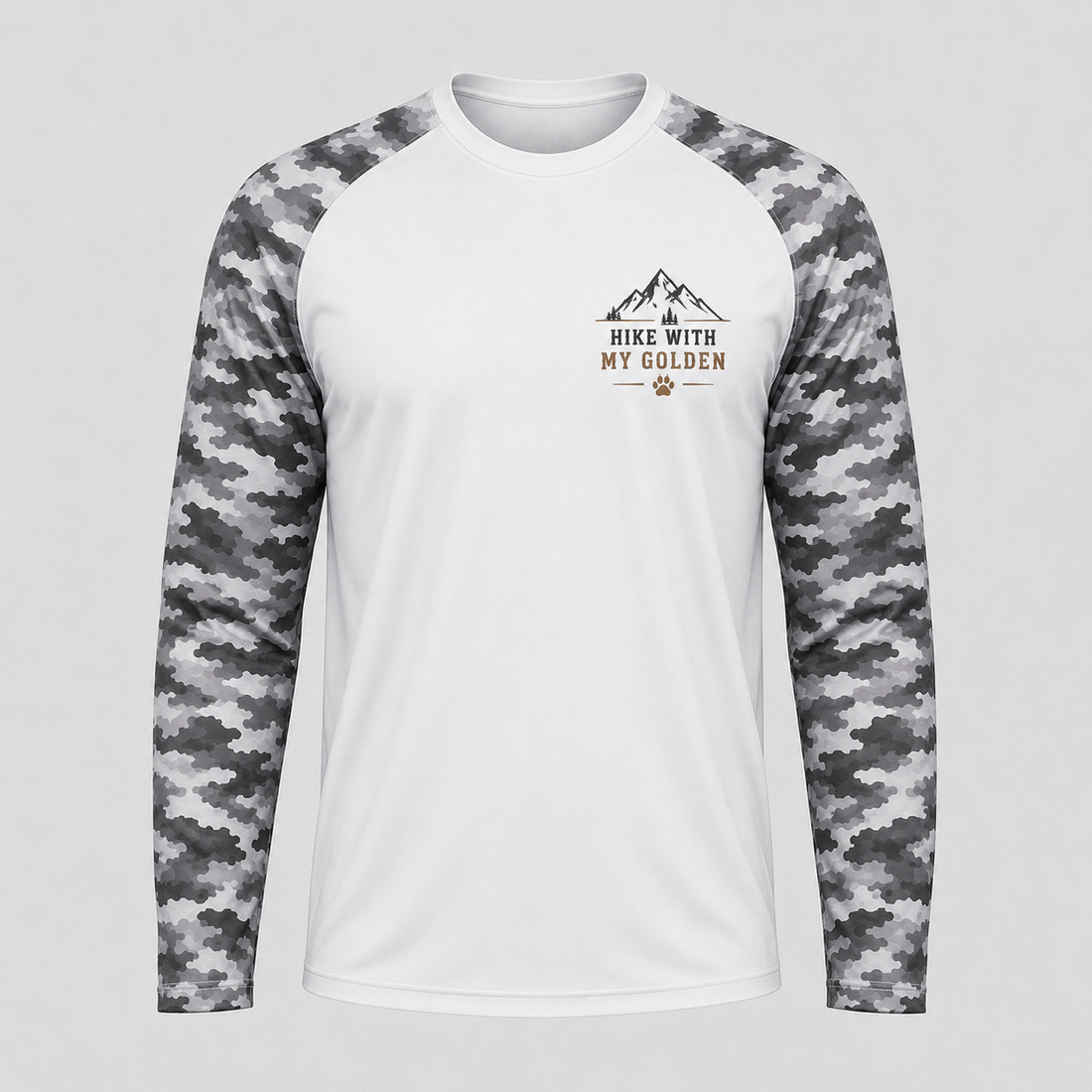 Golden Retriever Hiking Shirt – The Trails Are Calling Long Sleeve Sun Shirt