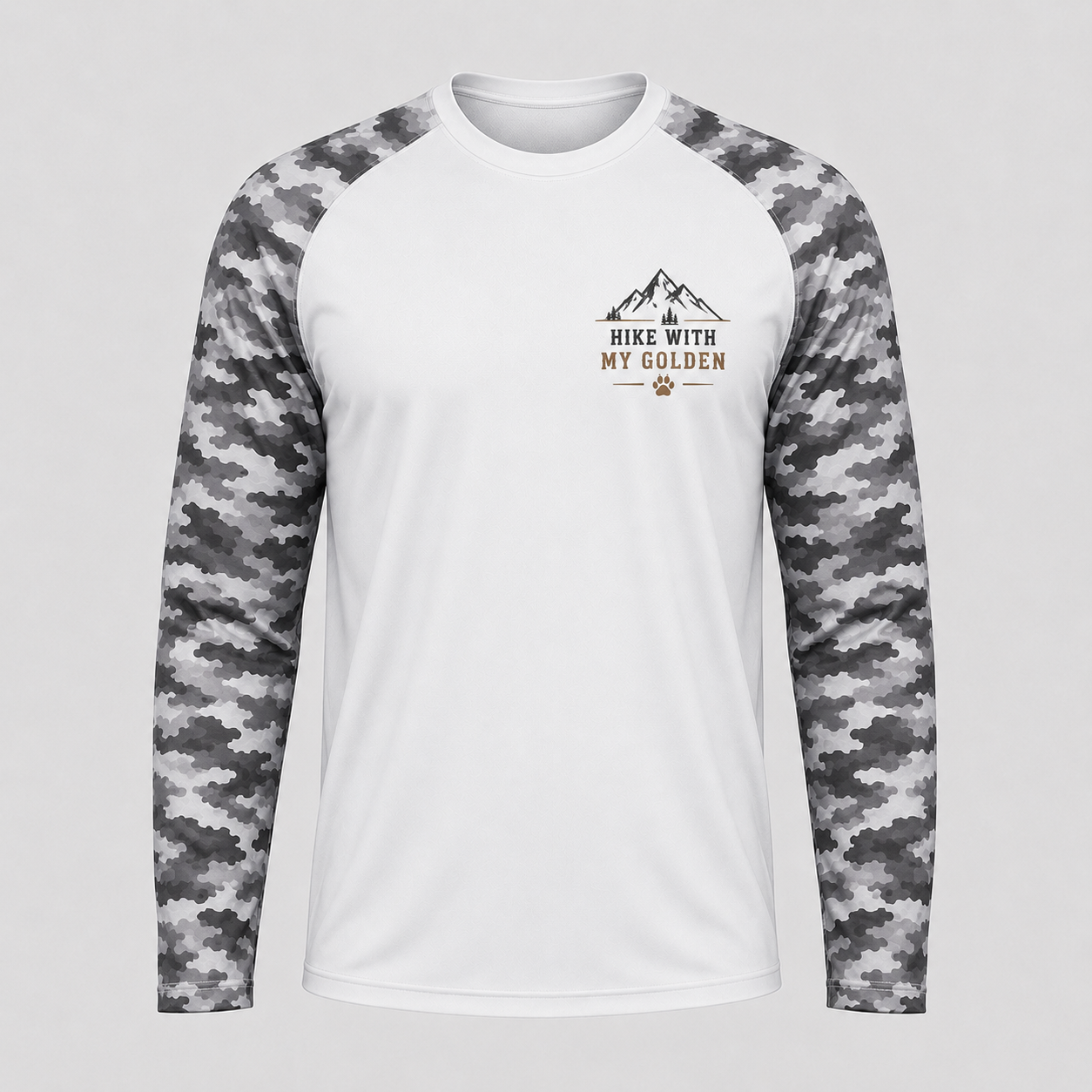 Golden Retriever Hiking Shirt – The Trails Are Calling Long Sleeve Sun Shirt
