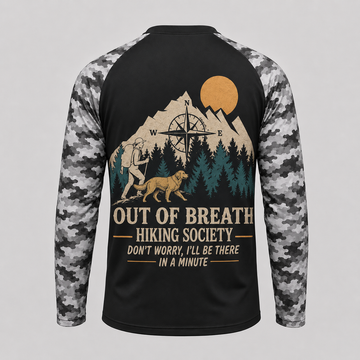 Out Of Breath Hiking Society Shirt