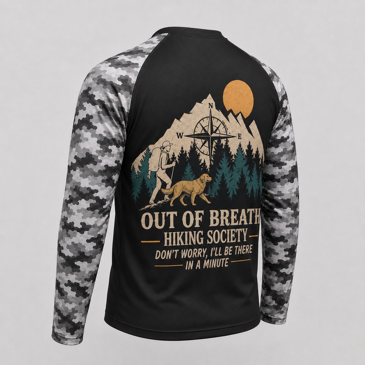 Out Of Breath Hiking Society Shirt