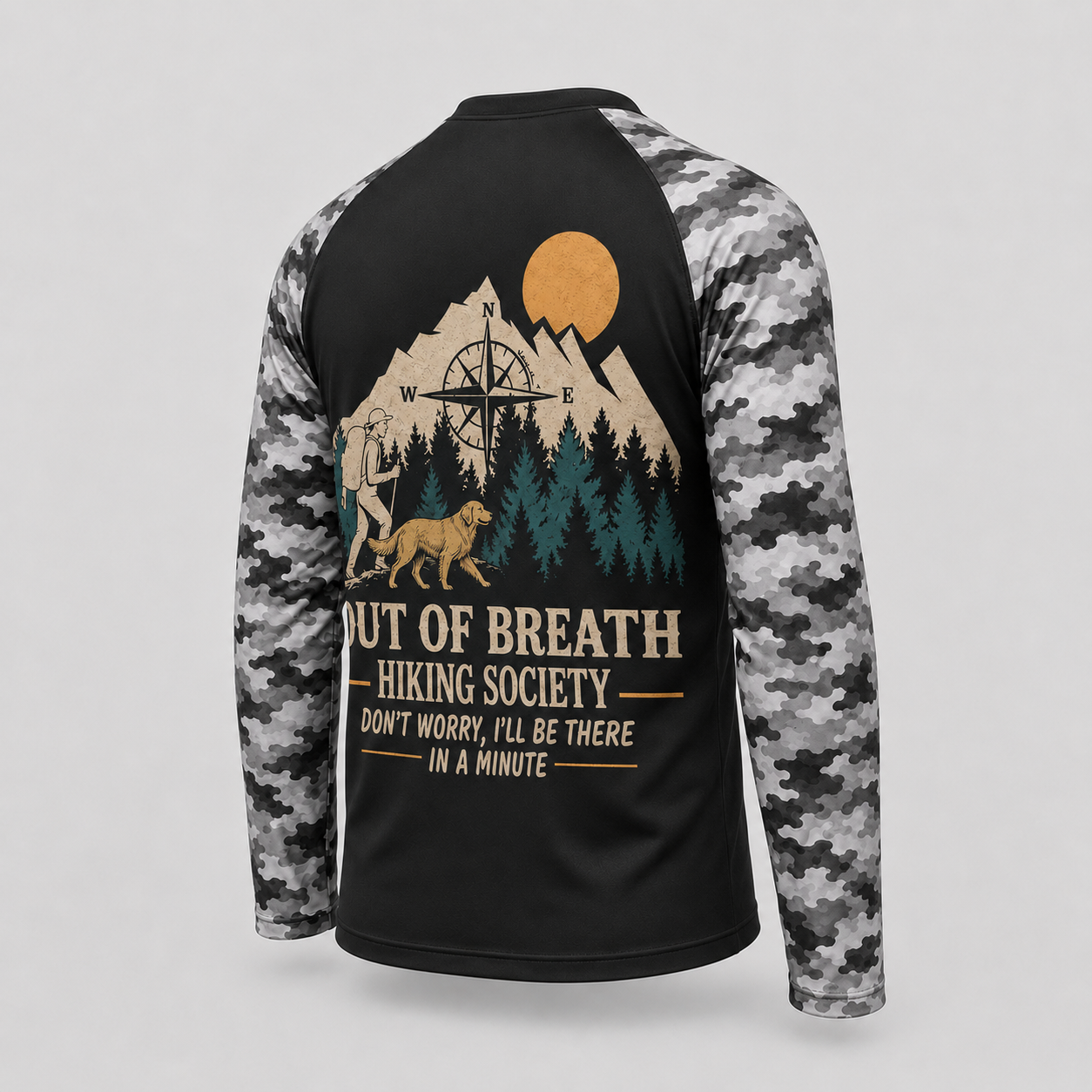 Out Of Breath Hiking Society Shirt