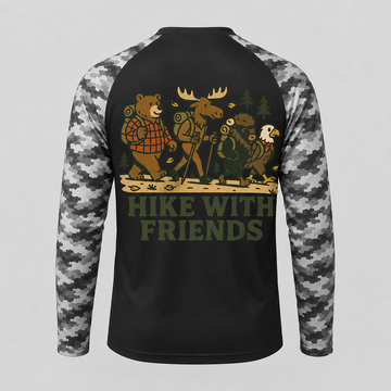 Hike With Friends Shirt - Outdoor Team Hiking Shirt