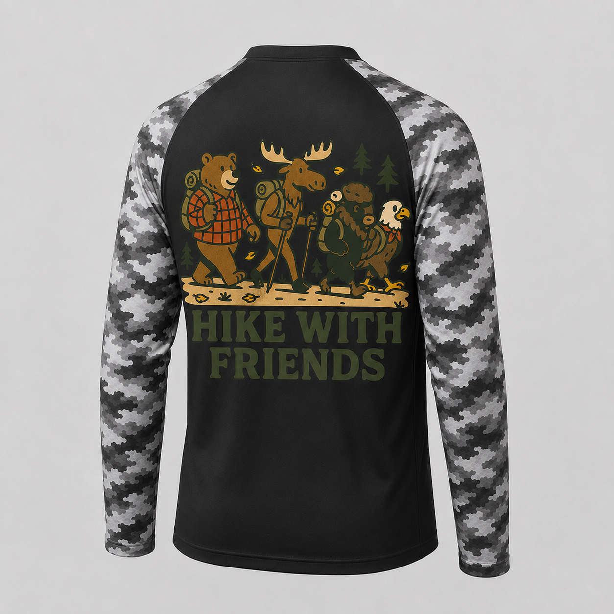Hike With Friends Shirt - Outdoor Team Hiking Shirt