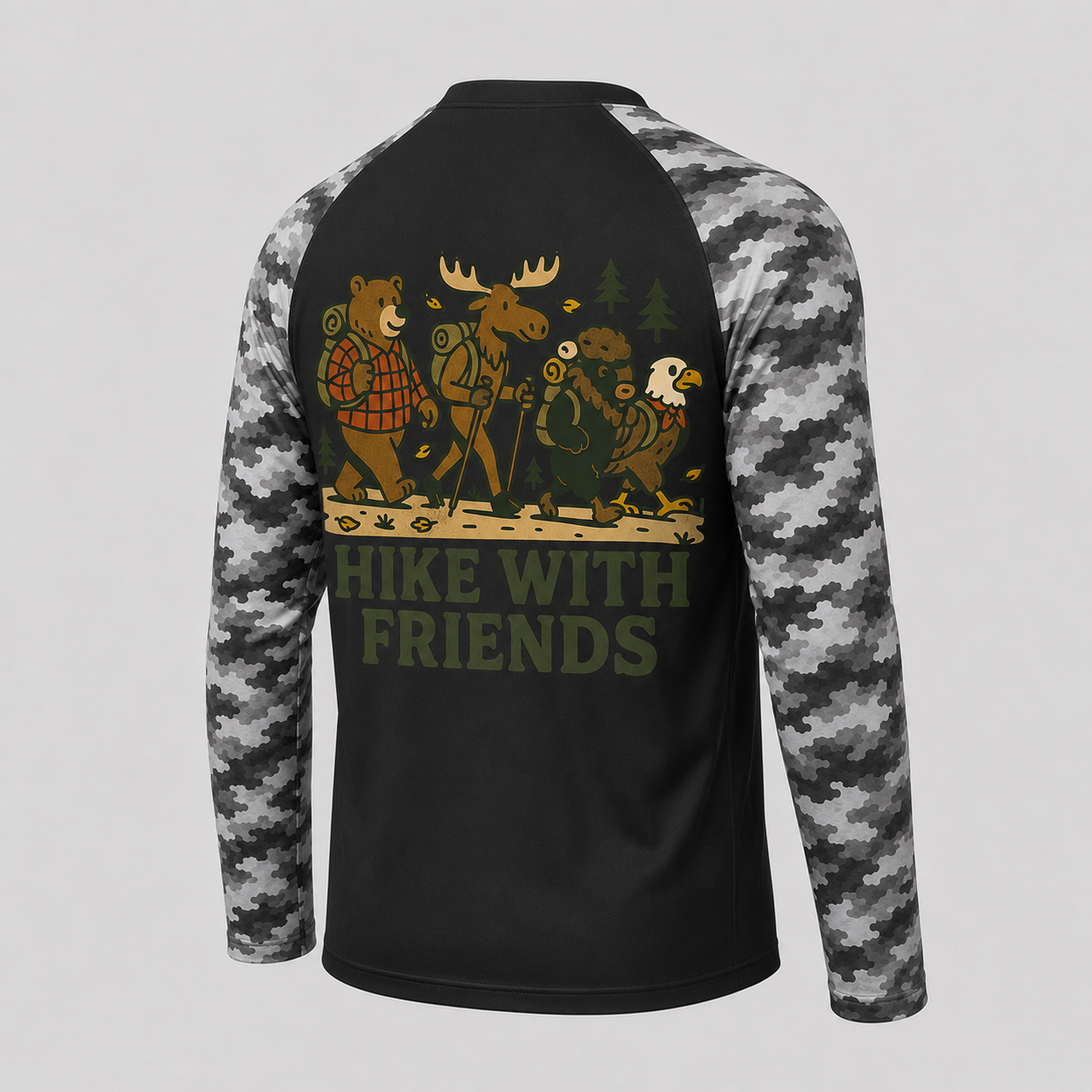 Hike With Friends Shirt - Outdoor Team Hiking Shirt