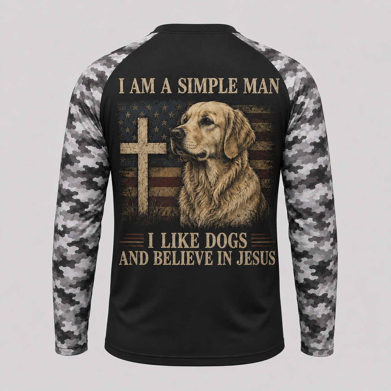 I Am A Simple Man I Like Dog and Believe in Jesus