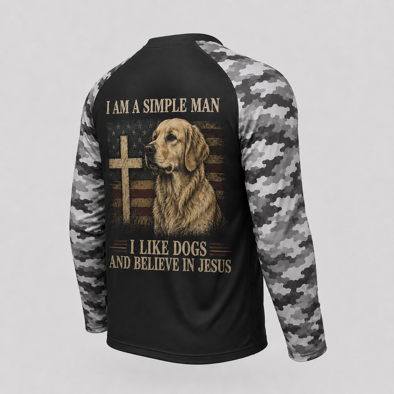 I Am A Simple Man I Like Dog and Believe in Jesus