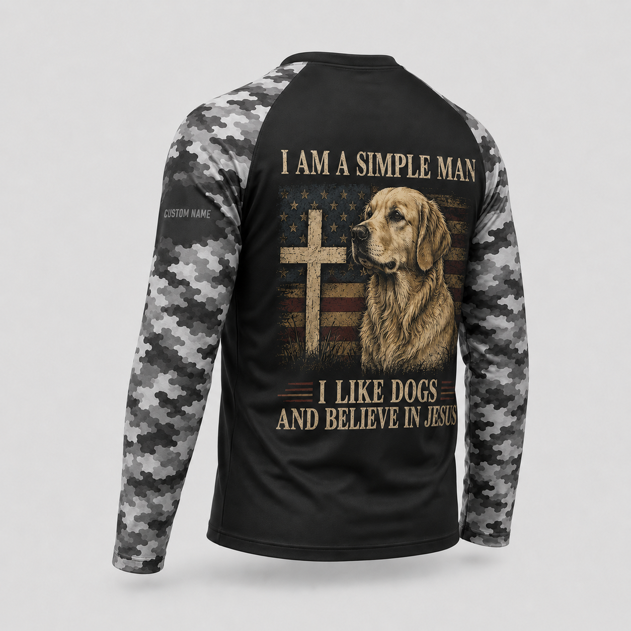 I Am A Simple Man I Like Dog and Believe in Jesus