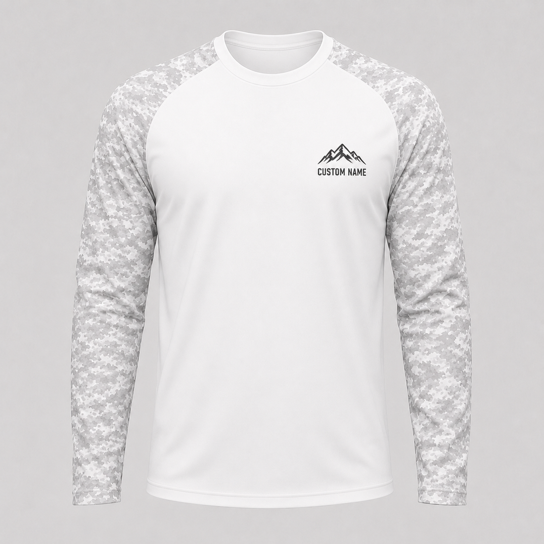 Jesus Leads the Way Hiking Dog Custom Name Long Sleeve Sun Shirt