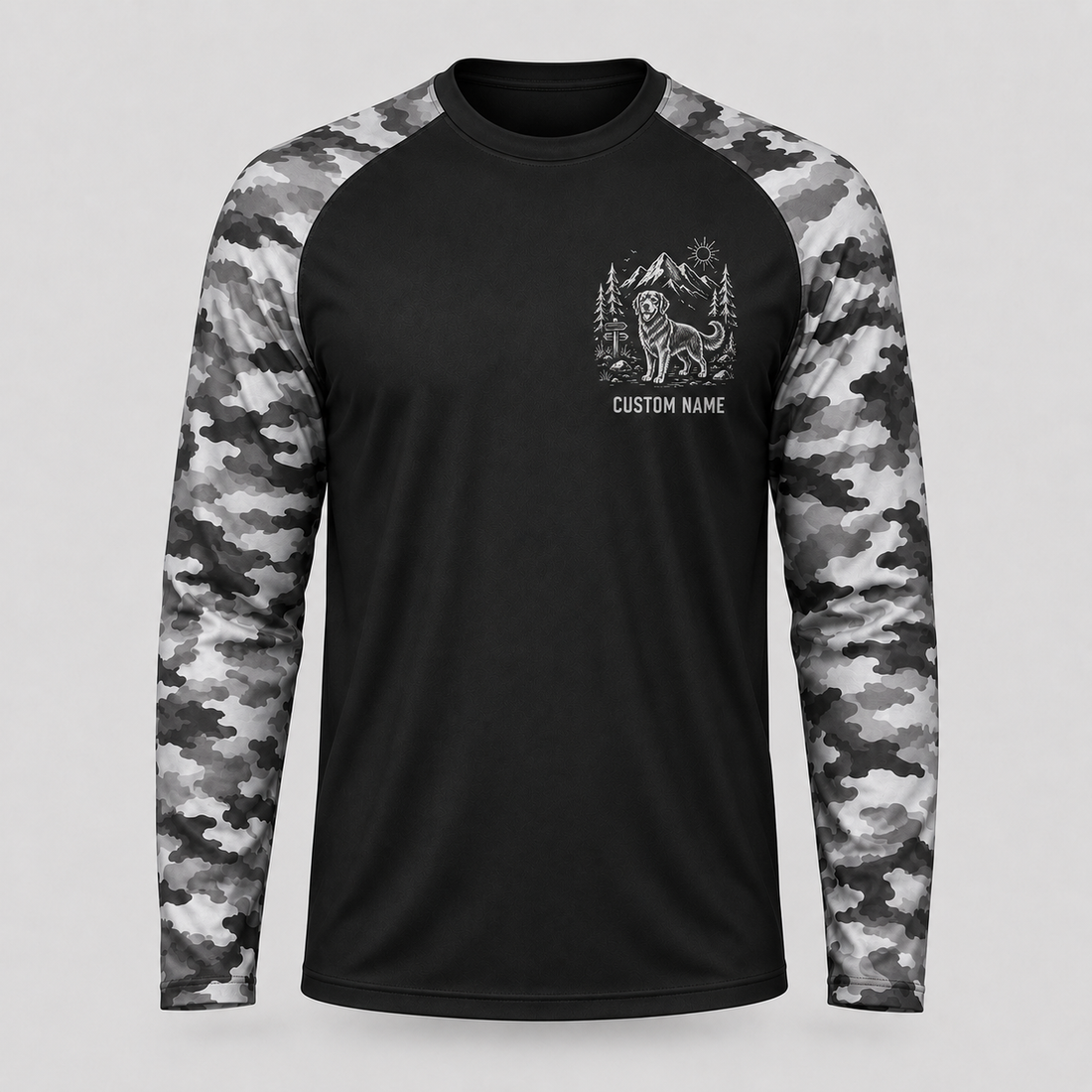 Custom Golden Retriever Hiking Shirt – Hiking & My Golden Long Sleeve Sun Shirt