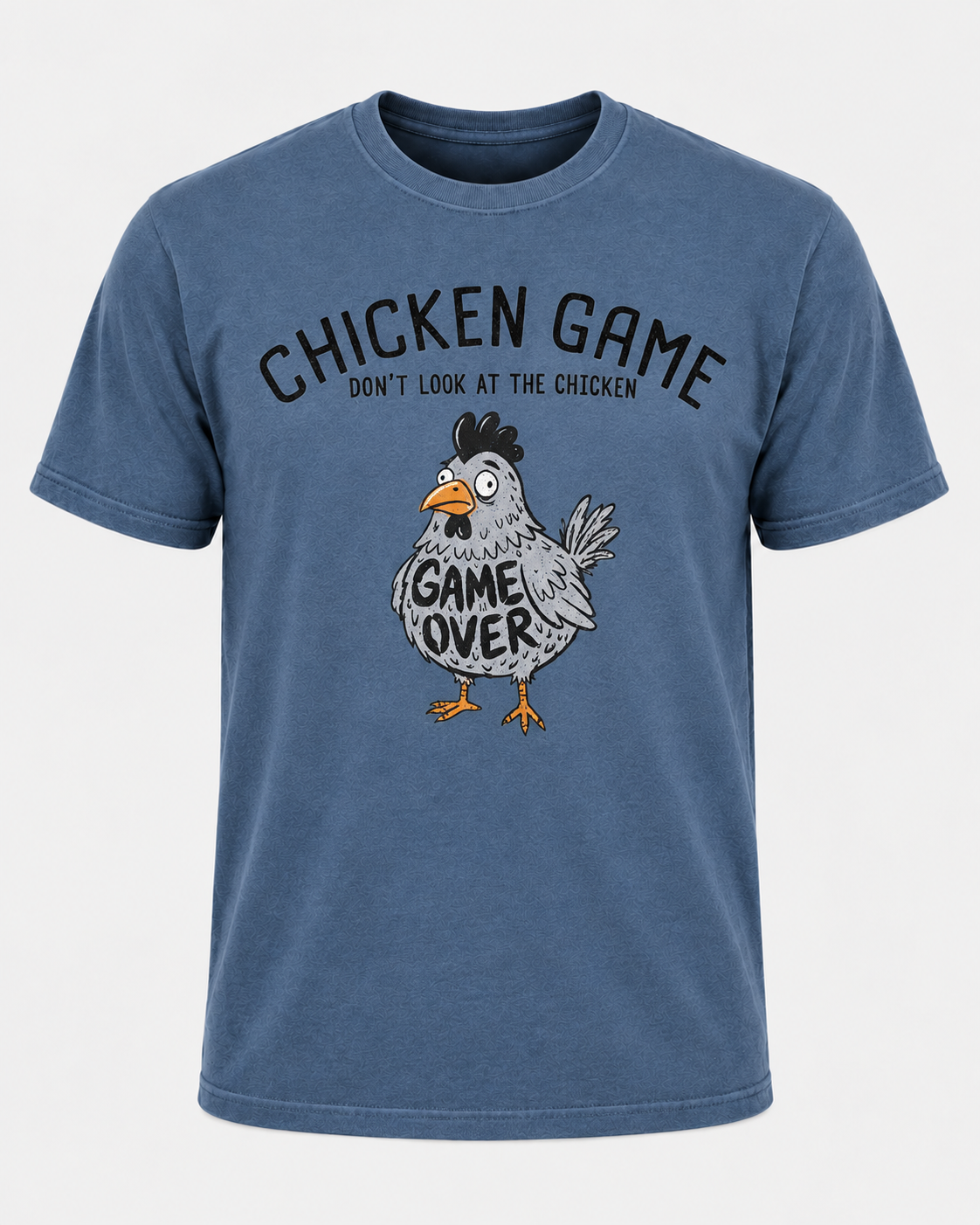 Chicken Game Over Shirt, Funny Chicken Humor Tee, Don’t Look at the Chicken Graphic Shirt - T-Shirt Comfort Colors